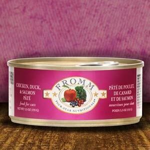 Fromm Four Star Chicken, Duck & Salmon Pate for Adult Cats - 5.5oz