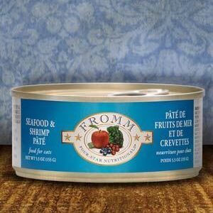 Fromm Four Star Seafood & Shrimp Pate for Adult Cats - 5.5oz