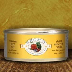 Fromm Four Star Turkey & Duck Pate for Adult Cats - 5.5oz
