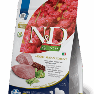 Farmina N&D Quinoa: Weight Management Lamb Dry Food for Med/Maxi Dogs - 5.5lbs