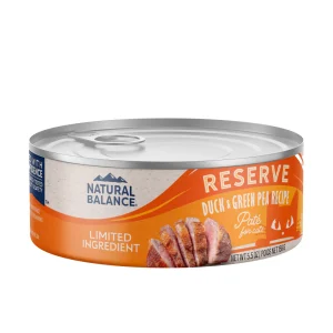 Natural Balance Limited Ingredient Diet Duck & Green Pea Canned Food for Adult Cats