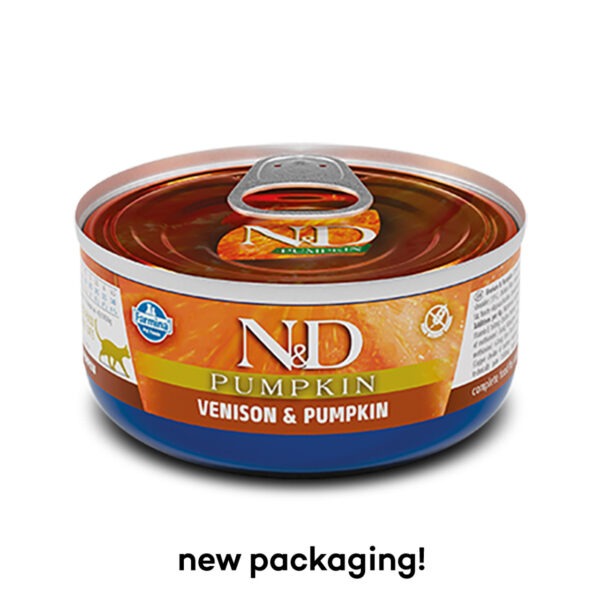 Farmina Pumpkin Line Venison & Pumpkin Canned Food for Adult Cats - 2.5oz