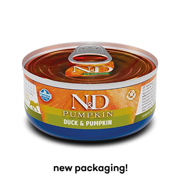 Farmina Pumpkin Line Duck & Pumpkin Canned Food for Adult Cats - 2.5oz