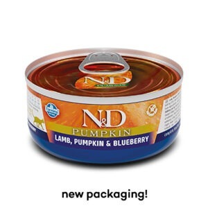 Farmina Pumpkin Line Lamb, Pumpkin & Blueberry Canned Food for Adult Cats - 2.5oz