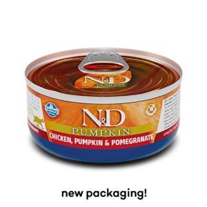 Farmina Pumpkin Line Chicken, Pumpkin & Pomegranate Canned Food for Adult Cats - 2.5oz