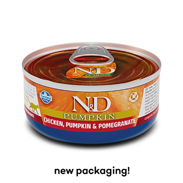 Farmina Pumpkin Line Chicken, Pumpkin & Pomegranate Canned Food for Adult Cats - 2.5oz