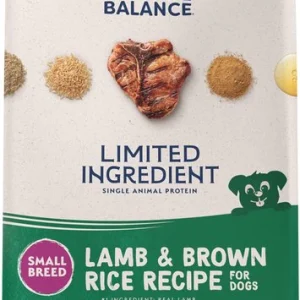 Natural Balance Limited Ingredient Diet Lamb & Brown Rice for Small Breed Adult Dogs