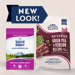 Natural Balance Limited Ingredient Diet Venison & Green Pea Dry Food for Adult Cats