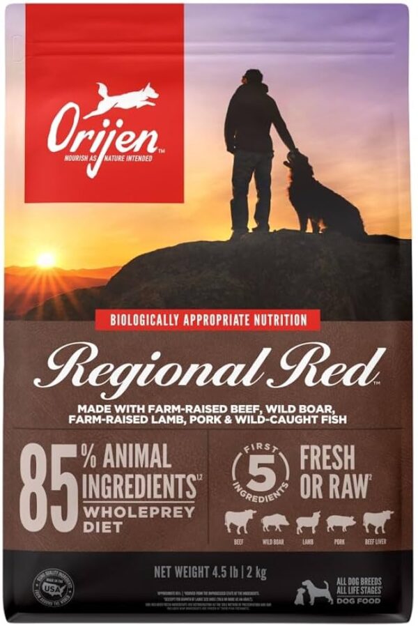 Orijen Grain Free Regional Red Dry Food for Adult Dogs