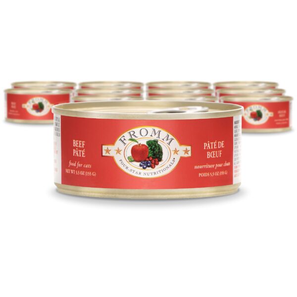 Fromm Four Star Beef Pate for Adult Cats - 5.5oz
