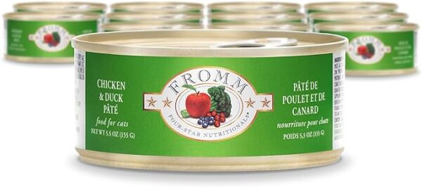 Fromm Four Star Chicken & Duck Pate for Adult Cats - 5.5oz