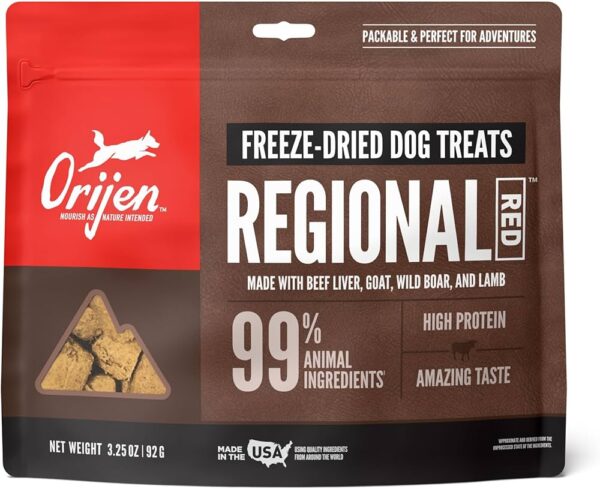 Orijen Freeze-Dried Regional Red Treats for Dogs