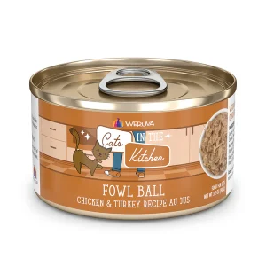 Weruva Cats In the Kitchen Grain Free Fowl Ball Canned Food for Adult Cats