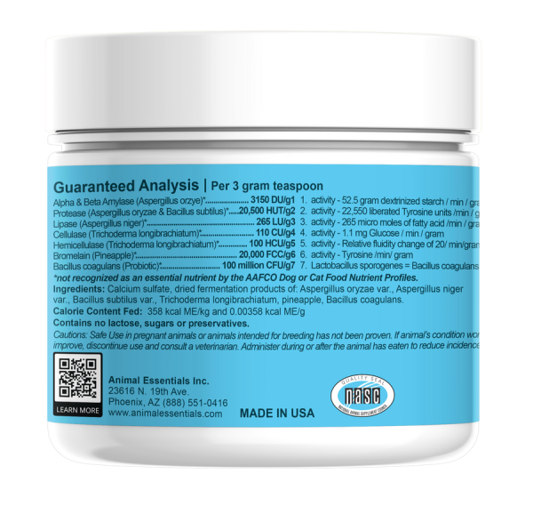 Animal Essentials Plant Enzymes & Probiotics for Pets - Image 3