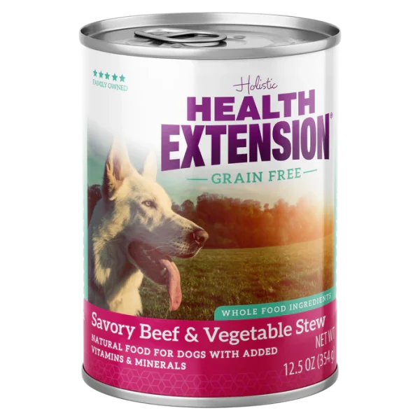 Health Extension Grain Free Savory Beef Stew for Dogs - 12.5oz