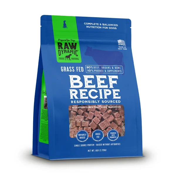 Raw Dynamic Frozen Raw Beef for Dogs