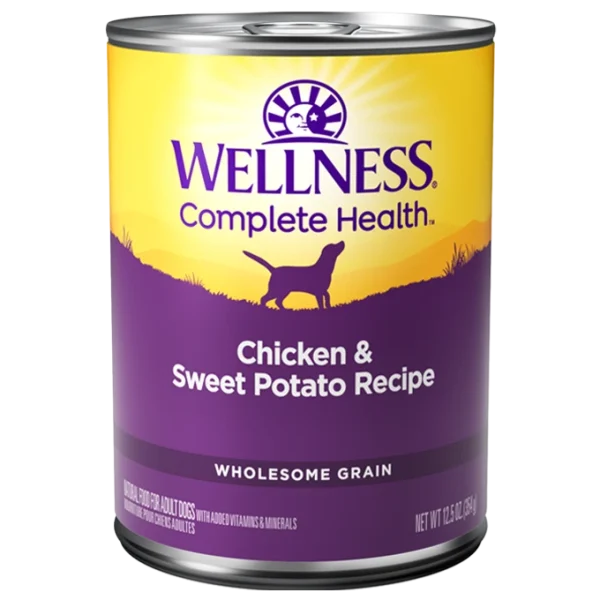 Wellness Complete Health Chicken & Sweet Potato Canned Food for Adult Dogs