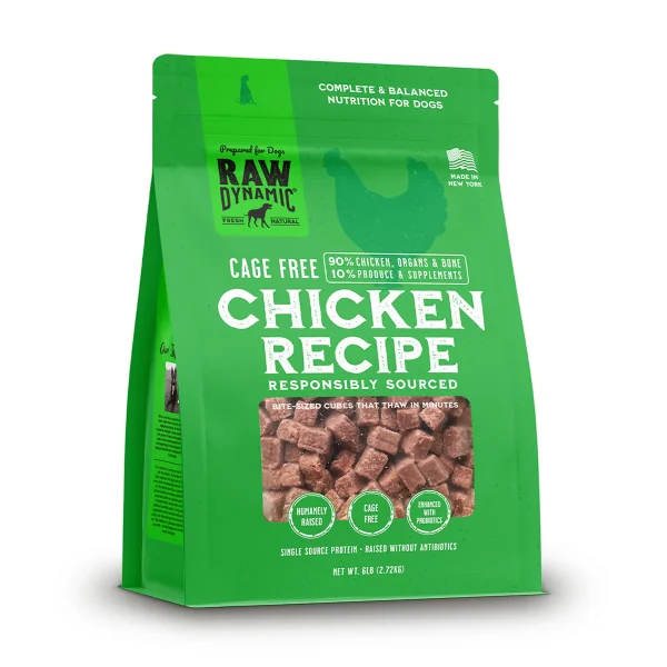 Raw Dynamic Frozen Raw Chicken for Dogs