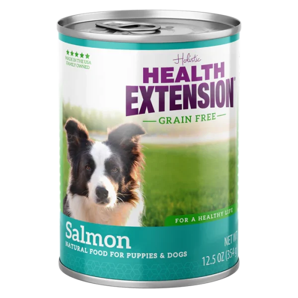 Health Extension Grain Free 95% Salmon for Dogs and Puppies - 12.5oz