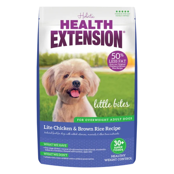Health Extension Lil Bites "Lite" Chicken & Brown Rice for Small Breed Adult Dogs