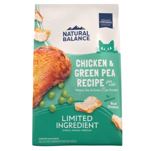 Natural Balance Limited Ingredient Diet Chicken & Green Pea Dry Food for Adult Cats