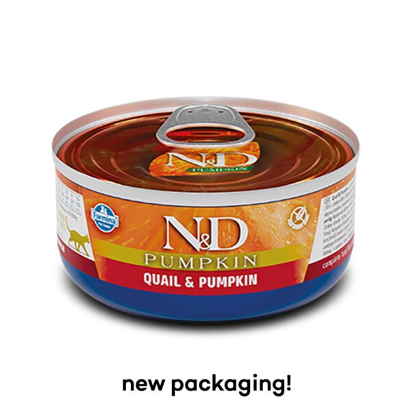 Farmina Pumpkin Line Quail & Pumpkin Canned Food for Adult Cats - 2.5oz