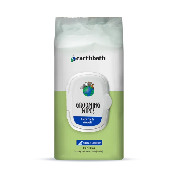 Earthbath Green Tea & Awapuhi Pet Grooming Wipes