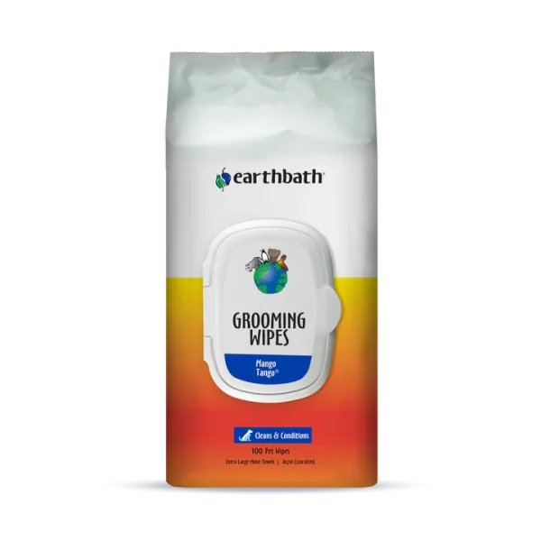 Earthbath Mango Tango Pet Grooming Wipes - 100ct