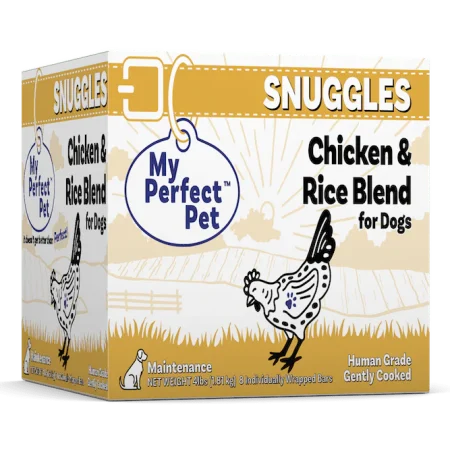 My Perfect Pet Frozen Snuggles' Chicken & Rice Blend for Dogs - 4lbs