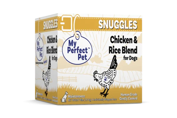 My Perfect Pet Frozen Snuggles' Chicken & Rice Blend for Dogs - 4lbs