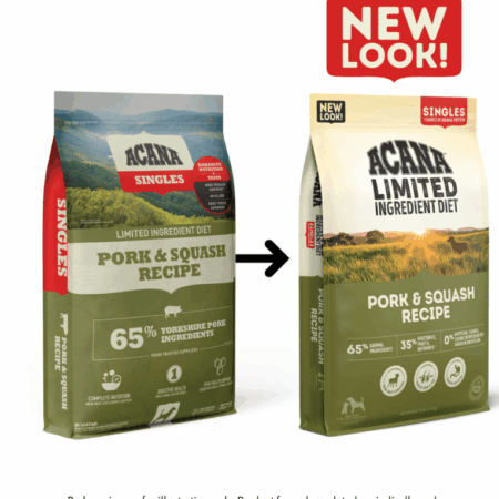 Acana Singles Pork & Squash Dry Food for Dogs - 4.5lbs