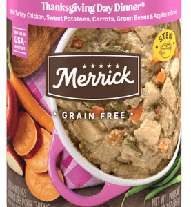 Merrick Classic Grain Free Thanksgiving Day Dinner Canned Food for Adult Dogs - 12.7oz