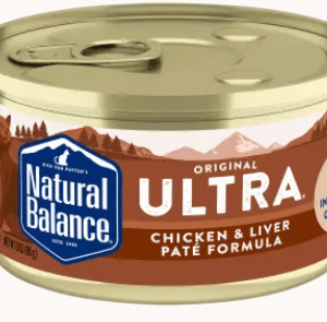 Natural Balance Ultra Premium Chicken & Chicken Liver Pate Canned Food for Adult Cats
