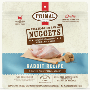Primal Freeze Dried Raw Rabbit Formula for Adult Cats