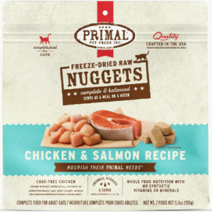 Primal Freeze Dried Raw Chicken & Salmon Formula for Adult Cats