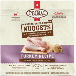 Primal Freeze Dried Raw Turkey Formula for Adult Cats