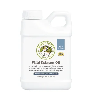 Wholistic Pet Organics Wild Salmon Oil for Dogs
