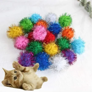 Glitter Pom Pom Balls