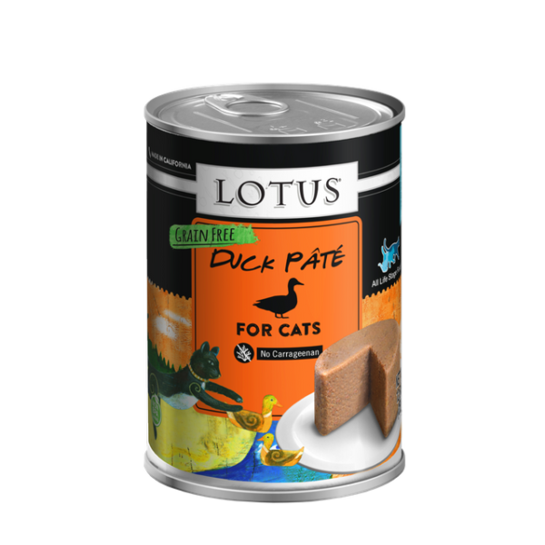 Lotus Duck Pate Canned Food for Adult Cats
