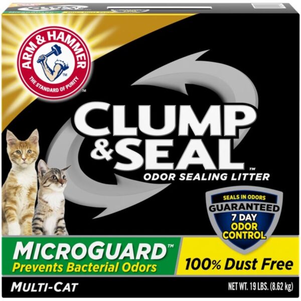 Arm & Hammer Clump & Seal MicroGuard Litter - 14lbs
