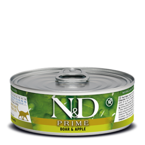 Farmina Prime Line Boar & Apple Canned Food for Adult Cats - 2.5oz