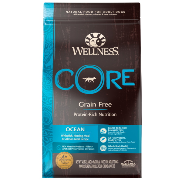 Wellness CORE Grain Free Ocean Dry Food for Adult Dogs