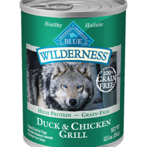 Blue Wilderness Grain Free Duck & Chicken Grill Canned Food for Adult Dogs - 12.5oz