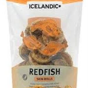 Icelandic Redfish Skin Rolls Dog Treat