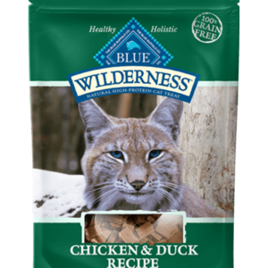 Blue Wilderness Grain Free Moist Chicken & Duck Treats for Cats - 2oz
