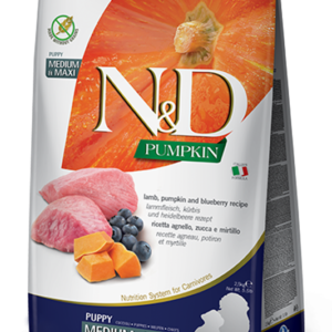 Farmina N&D Pumpkin Line Lamb & Blueberry Dry Food for Medium/Maxi Puppies