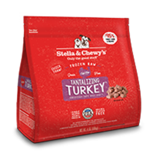 Stella & Chewys Raw Frozen Morsels Turkey Formula for Adult Dogs