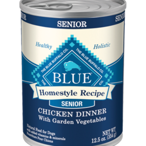 Blue Buffalo Homestyle Chicken Dinner with Vegetables Canned Food for Senior Dogs - 12.5oz