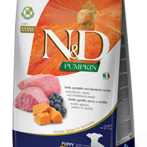 Farmina N&D Pumpkin Line Lamb & Blueberry Dry Food for Mini Puppies