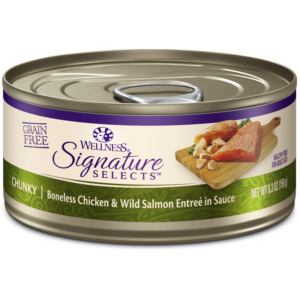 Wellness CORE Signature Selects Chunky Chicken & Salmon Canned Food for Adult Cats